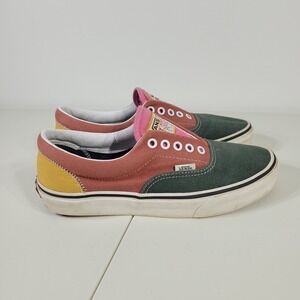 Vans City Campus Van Doren Color Block Shoes Green Red Pink Yellow Mens 8
